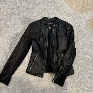Small express leather jacket